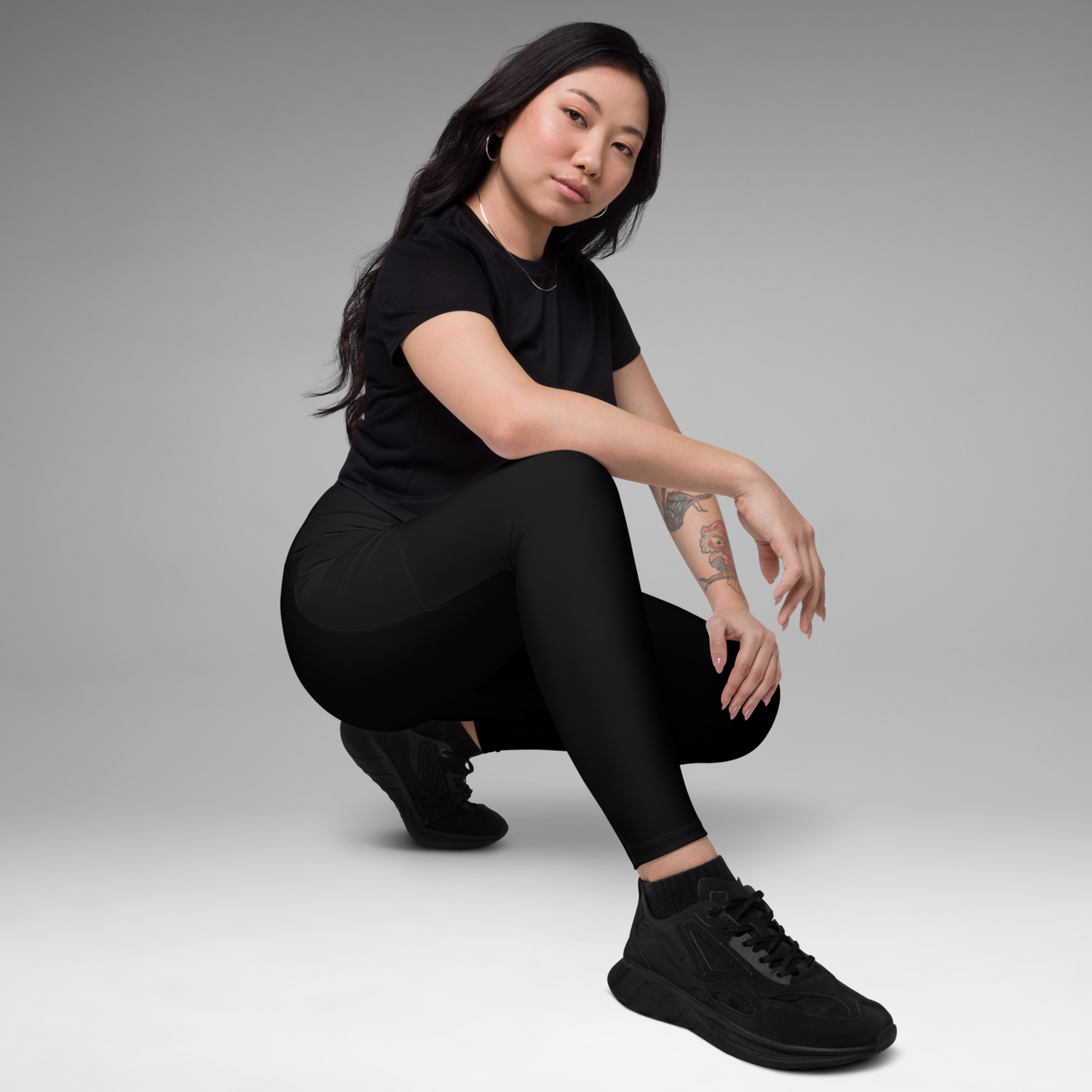 Recycled Pockets Leggings Black