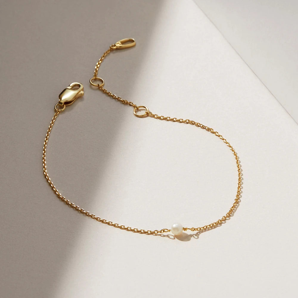 Freshwater Pearls Bracelet Cubic Zirconia