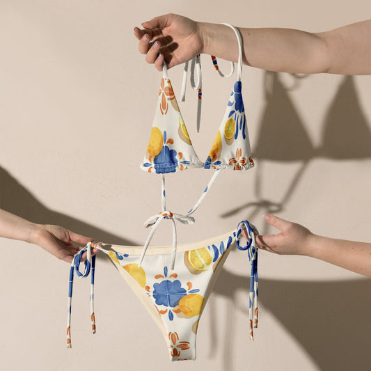 Limoncello Recycled String Bikini
