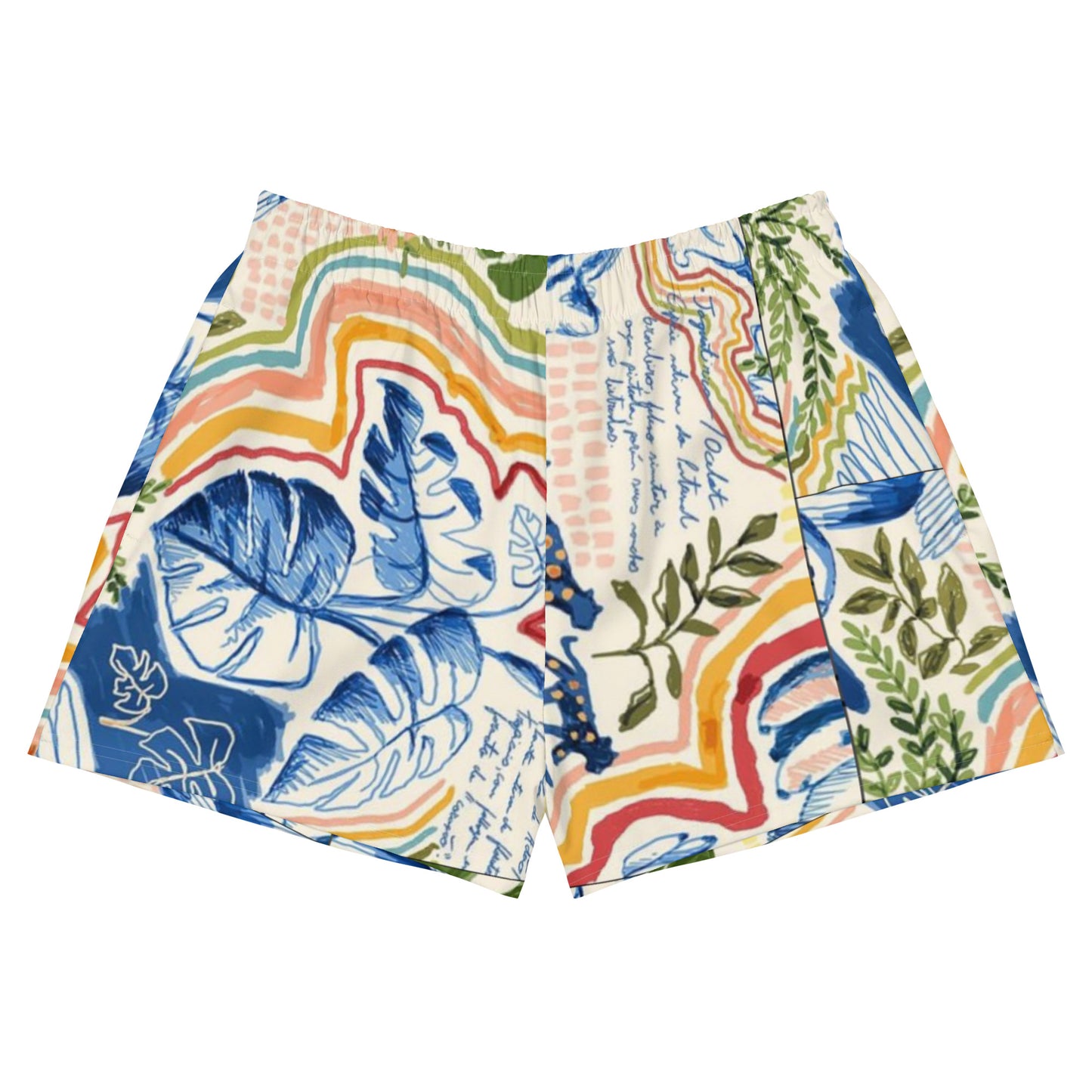 Women’s Recycled Athletic Shorts Jungle