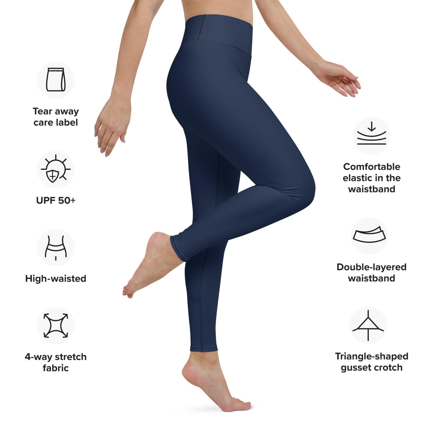 Yoga Leggings • Navy - Soůl Store