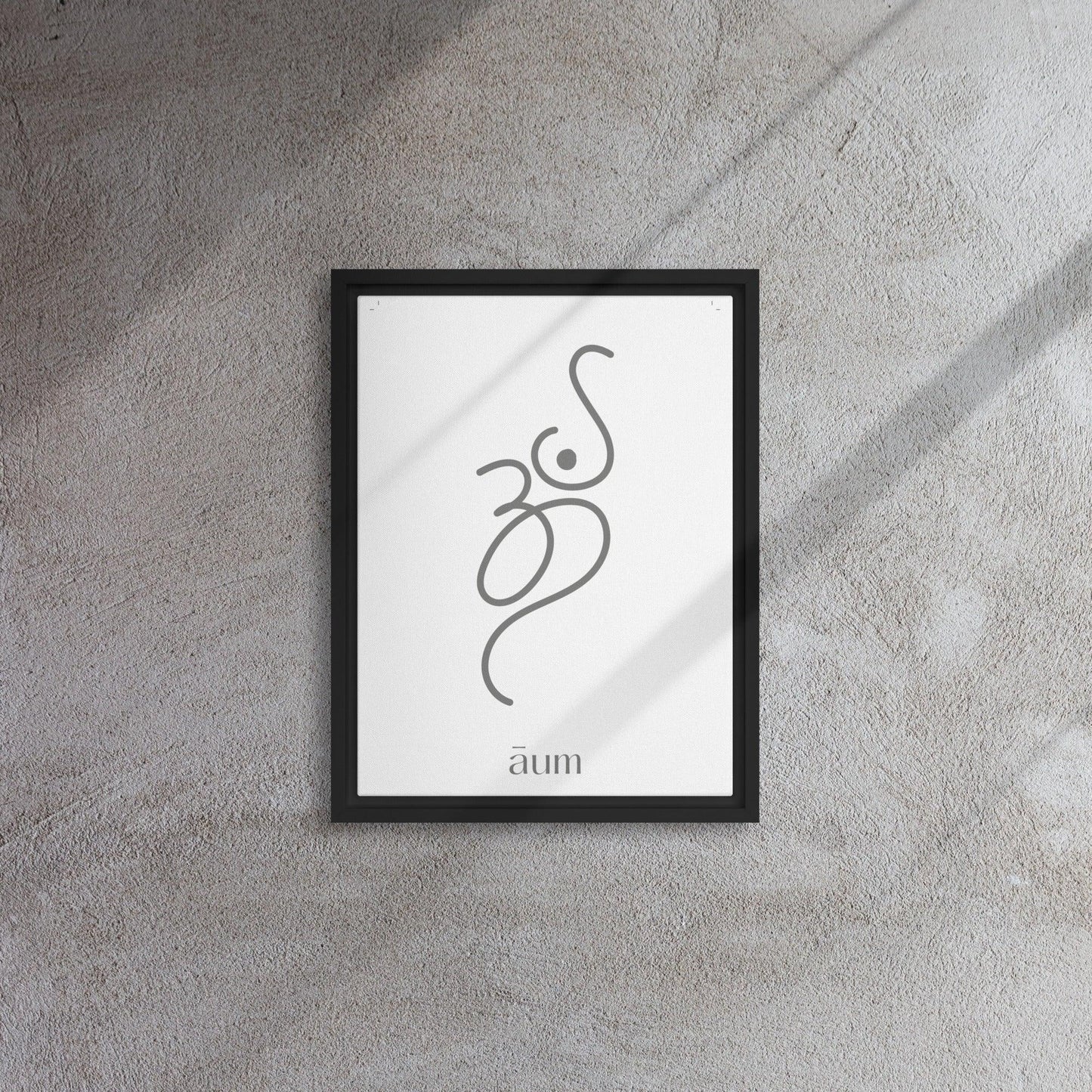 Aum • Framed canvas - Soůl Store