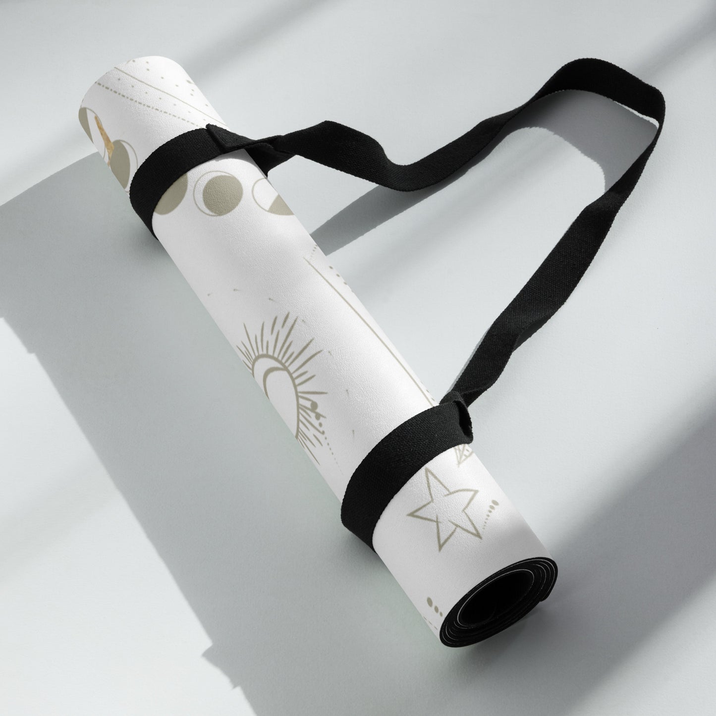 Yoga Mat White stars