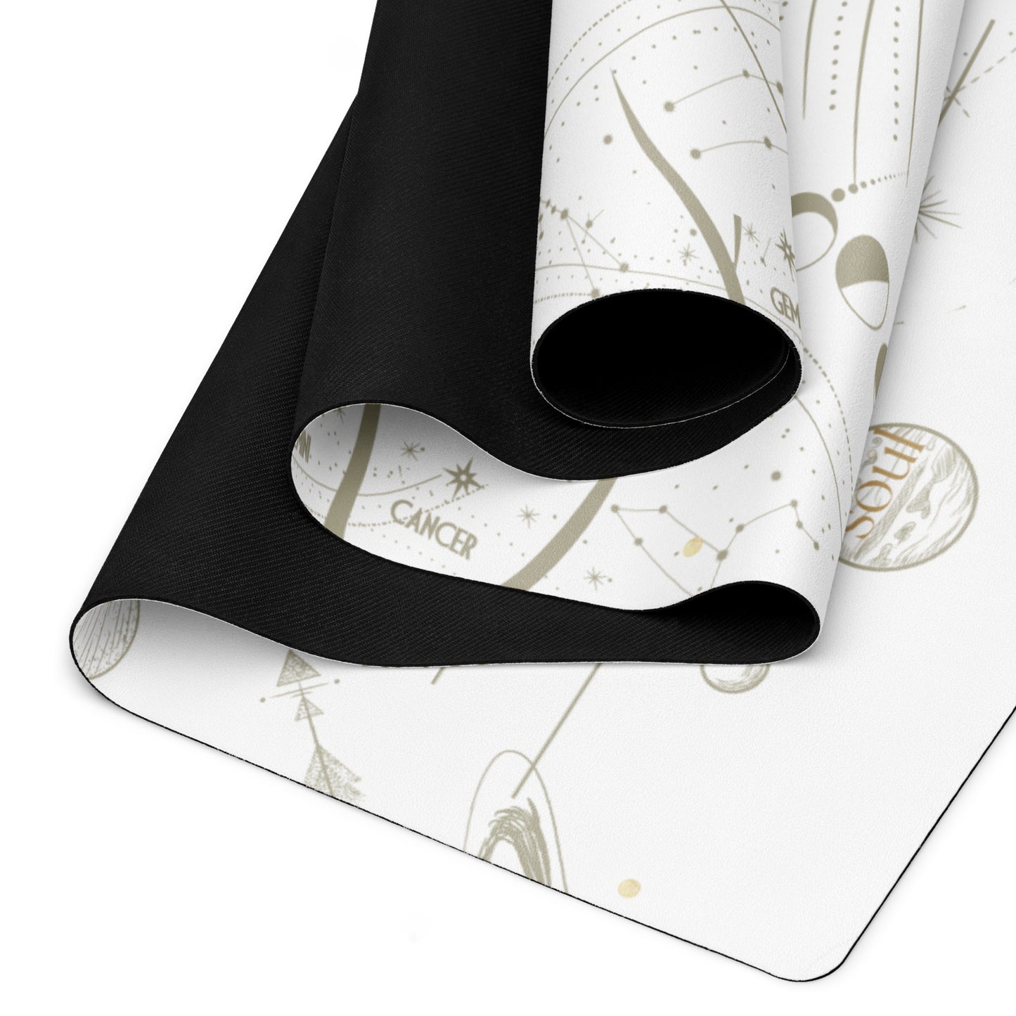 Yoga Mat White stars