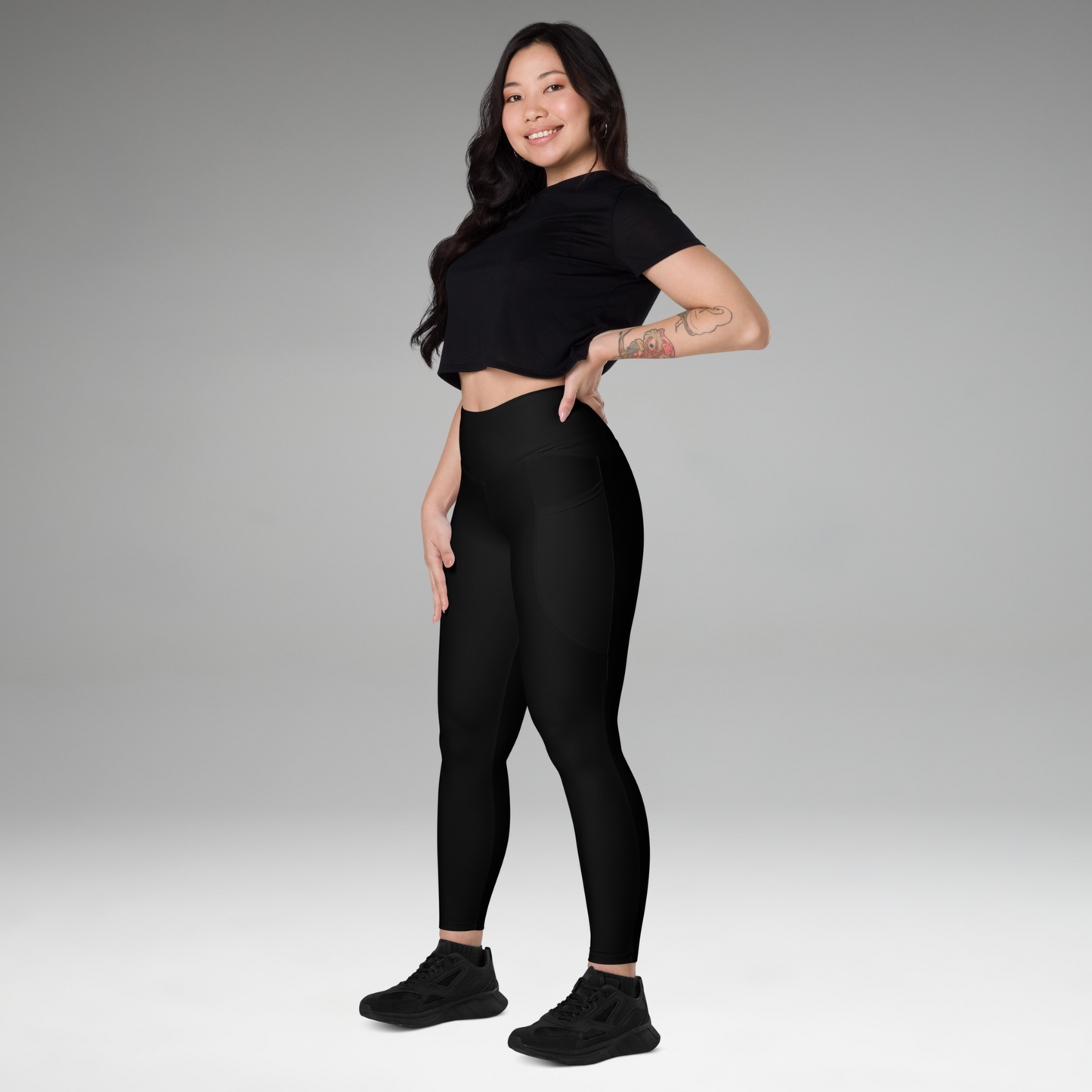 Recycled Pockets Leggings Black