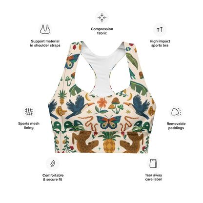 Longline bra • Jungle - Soůl Store