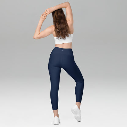 Recycled Pockets Leggings Navy