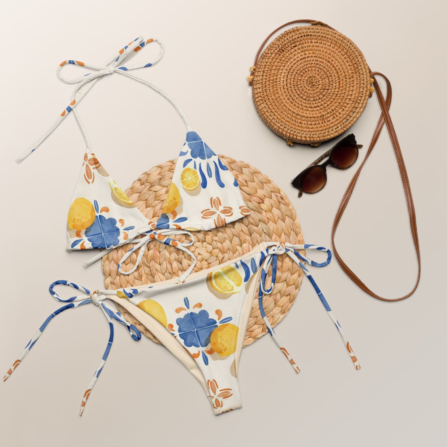 Limoncello Recycled String Bikini
