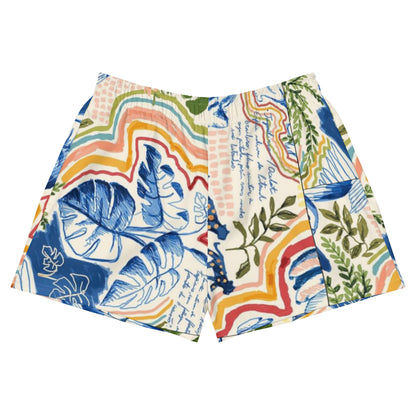 Women’s Recycled Athletic Shorts Jungle