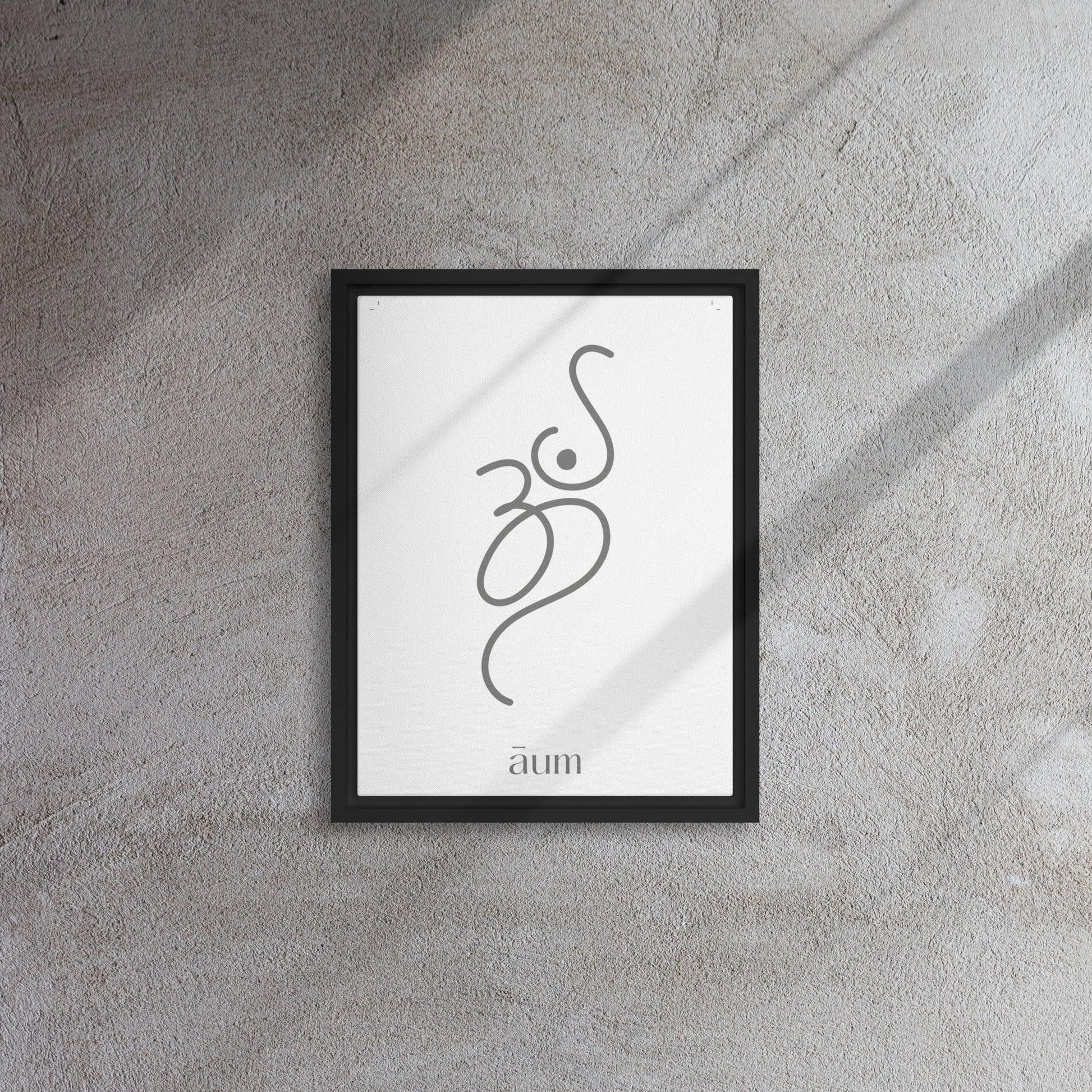 Aum • Framed canvas - Soůl Store
