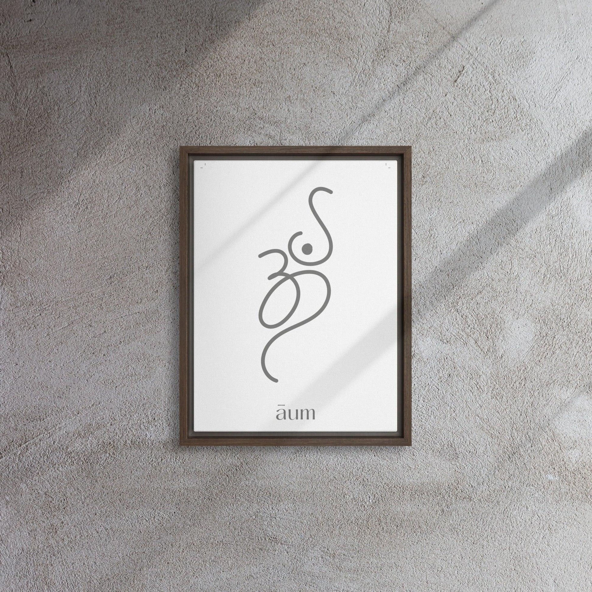 Aum • Framed canvas - Soůl Store