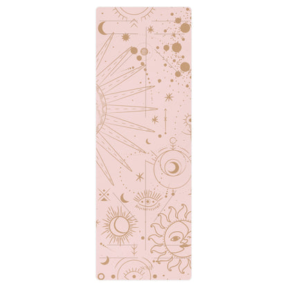 Yoga Mat Pink Stars