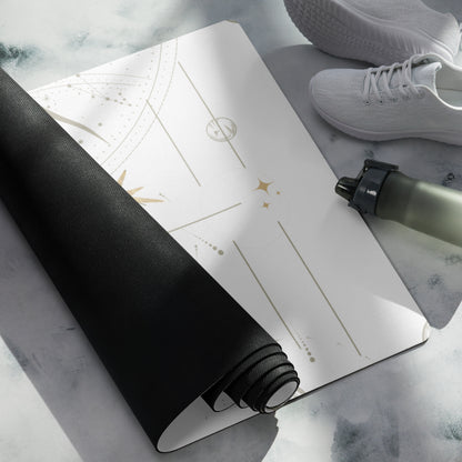 Yoga Mat White stars