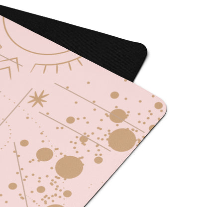 Yoga Mat Pink Stars